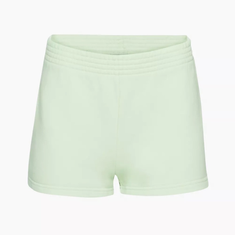 TNA mint green fleece sweatshorts size small